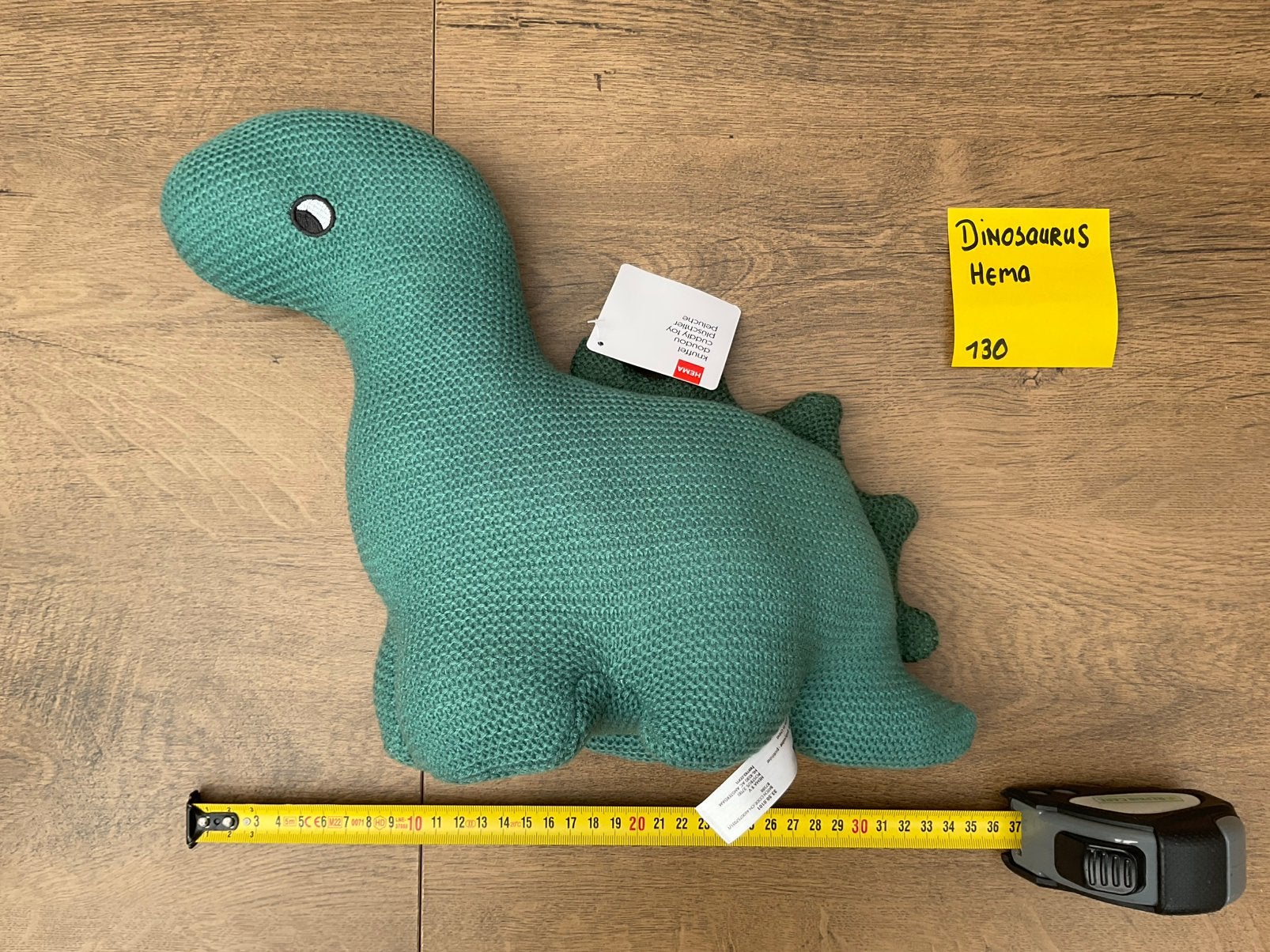 Nieuwe groene dinosaurus knuffel Hema, Ophalen, Hema, Groen, Nieuw