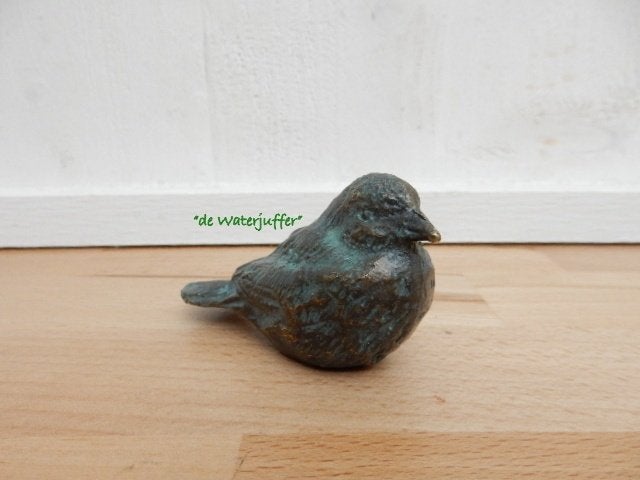 145* Bronzen vogeltje (Boven€75 geen verzendkosten), Ophalen of Verzenden, Nieuw, Overige materialen, Dierenbeeld