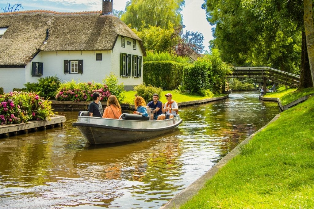 Rondvaart Giethoorn 1 uur - Ticket - 2 personen, Twee personen, Ticket of Toegangskaart