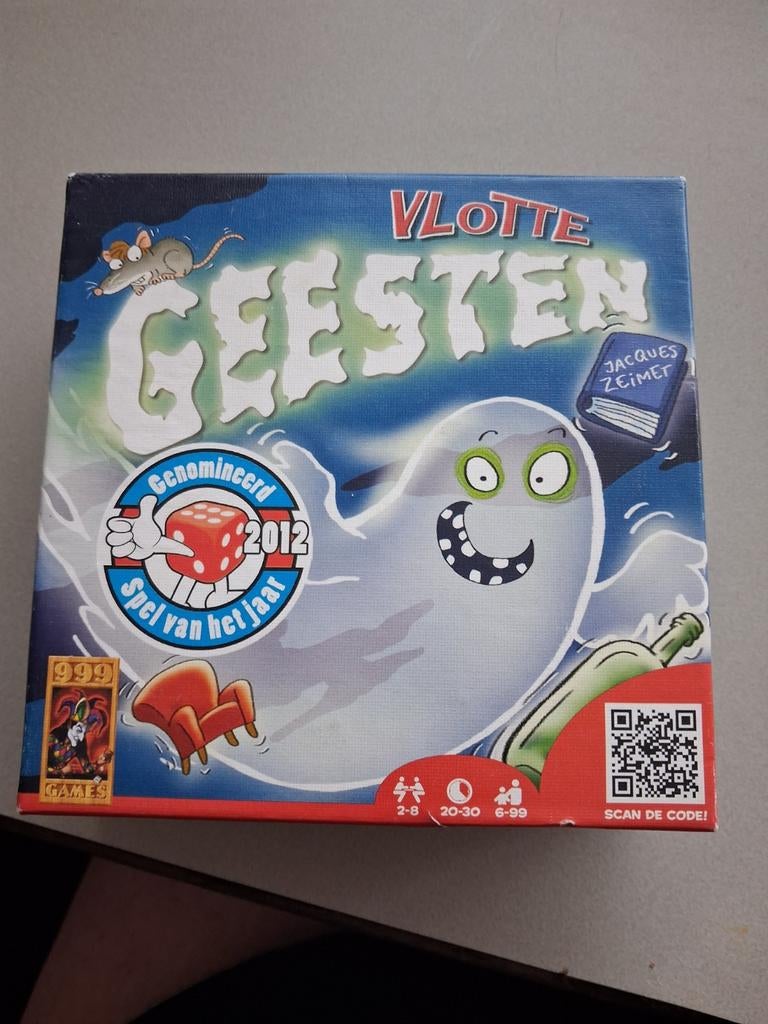 Vlotte Geesten - Bliksemsnel reactiespel, Hobby en Vrije tijd, Gezelschapsspellen | Bordspellen, Vijf spelers of meer, Ophalen of Verzenden