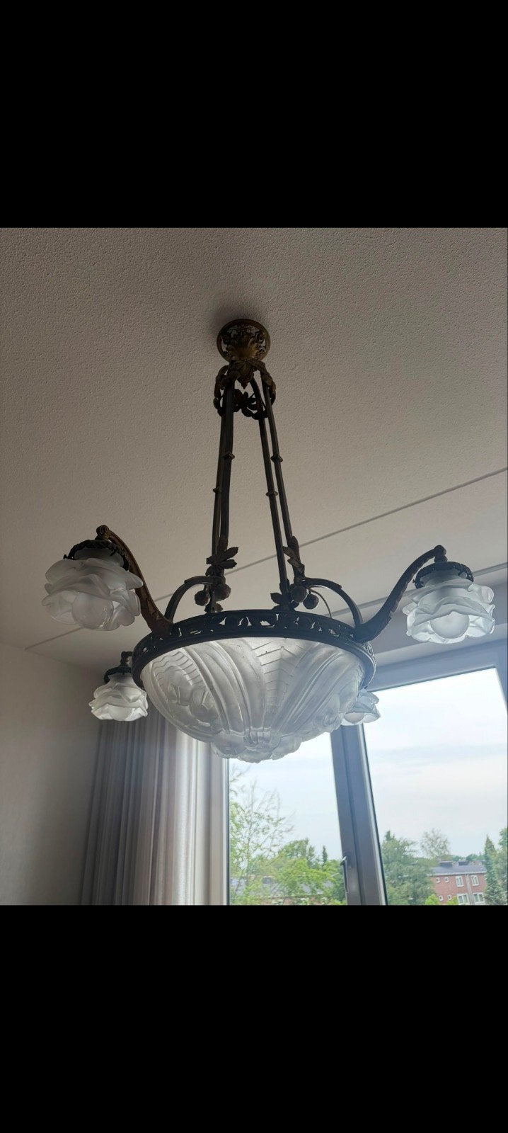 Hanglamp, Antiek en Kunst, Antiek | Lampen, Ophalen of Verzenden