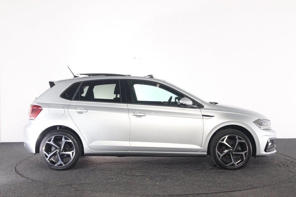 Volkswagen Polo 1.0 TSI R-line | Org NL-auto | panoramadak |, Stof, Gebruikt, Euro 6, 1096 kg