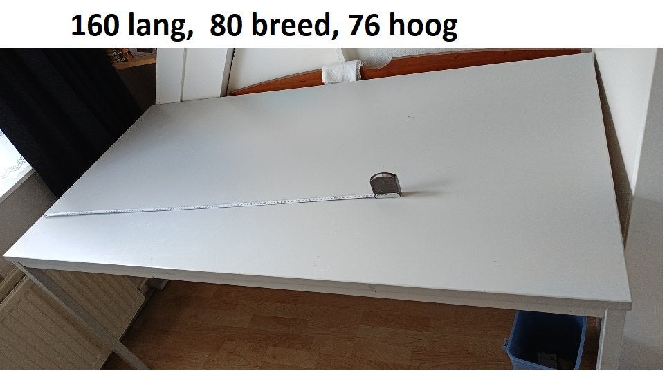 GRATIS  !!!!!!      1 zware bureau tafel, Overige stijlen, Overige typen, Gebruikt, Ophalen of Verzenden