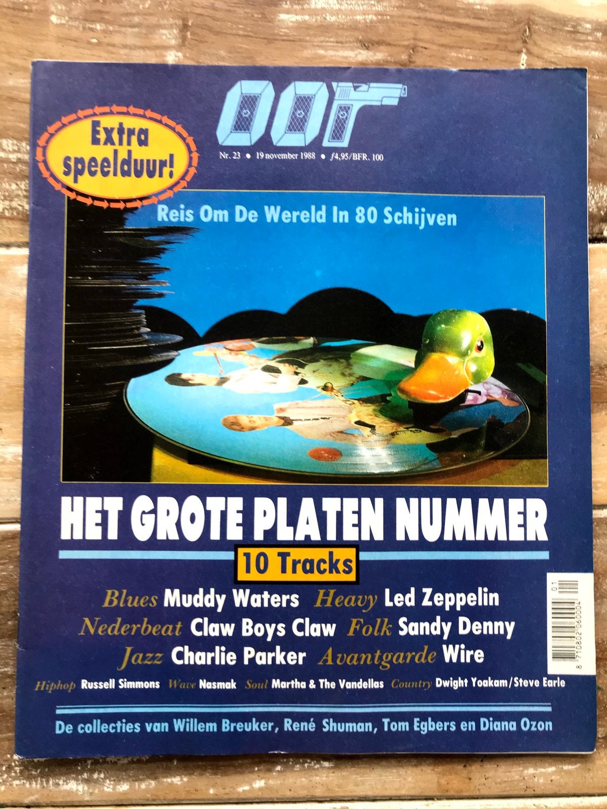 OOR Magazine 1988 WIRE Led Zeppelin NASMAK Claw Boys Claw, Ophalen of Verzenden, Zo goed als nieuw, Muziek, Film of Tv
