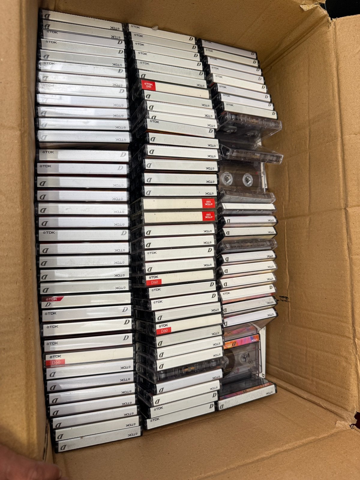 Partij bandjes, Ophalen, Tdk, Gebruikt, 2 t/m 25 bandjes
