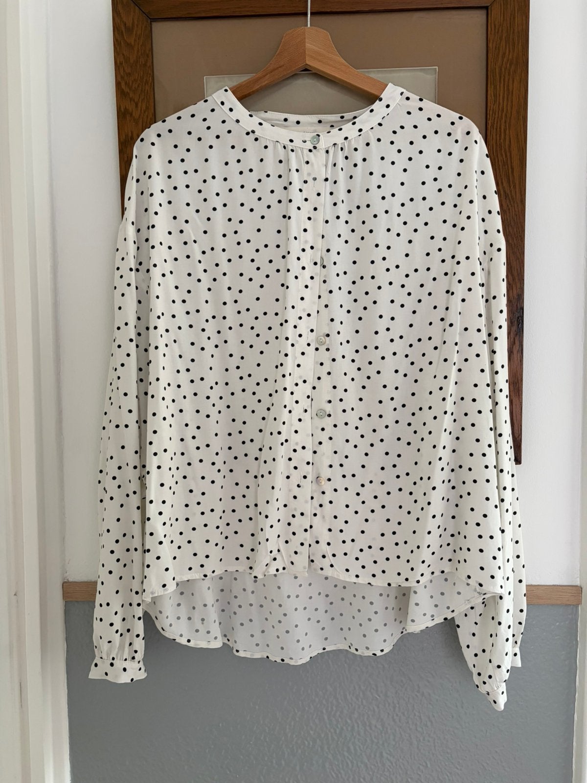 Polkadot blouse van Zusss XL, Ophalen of Verzenden, Zo goed als nieuw, Maat 46/48 (XL) of groter, Wit