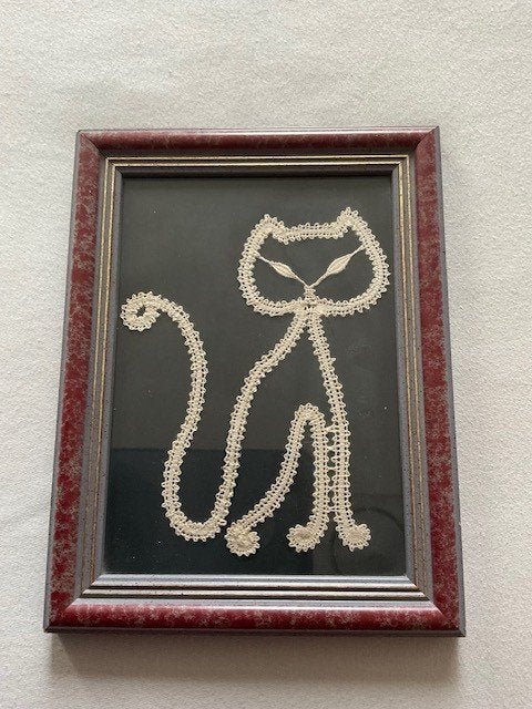 Gekantkloste poes, Antiek en Kunst, Ophalen of Verzenden