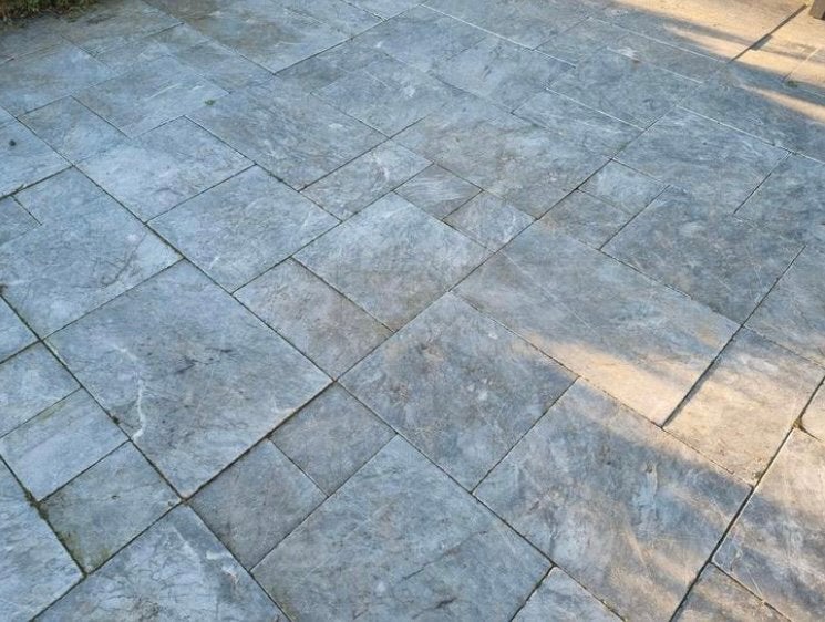Natuursteen tegels terras 50 m2, Tuin en Terras, Tegels en Klinkers, Ophalen, Natuursteen, Terrastegels