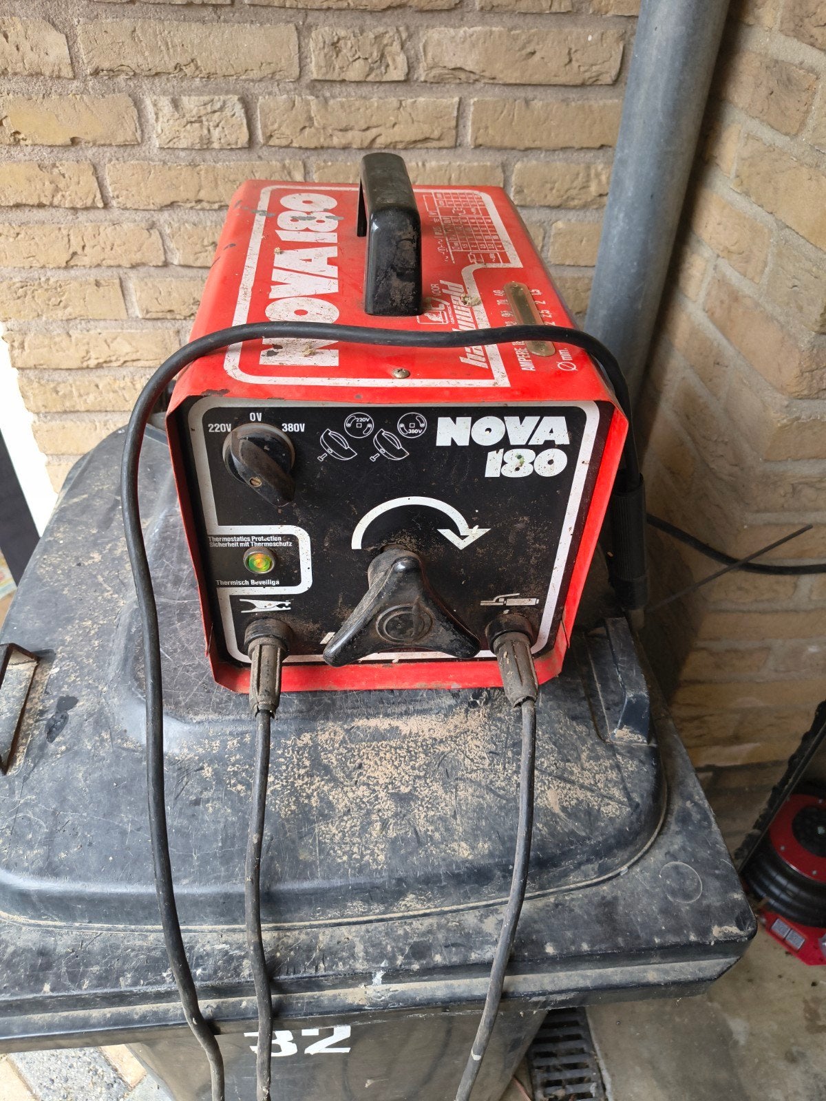 lasapparaat, Ophalen, Gebruikt, 150 tot 250 ampère, Elektroden