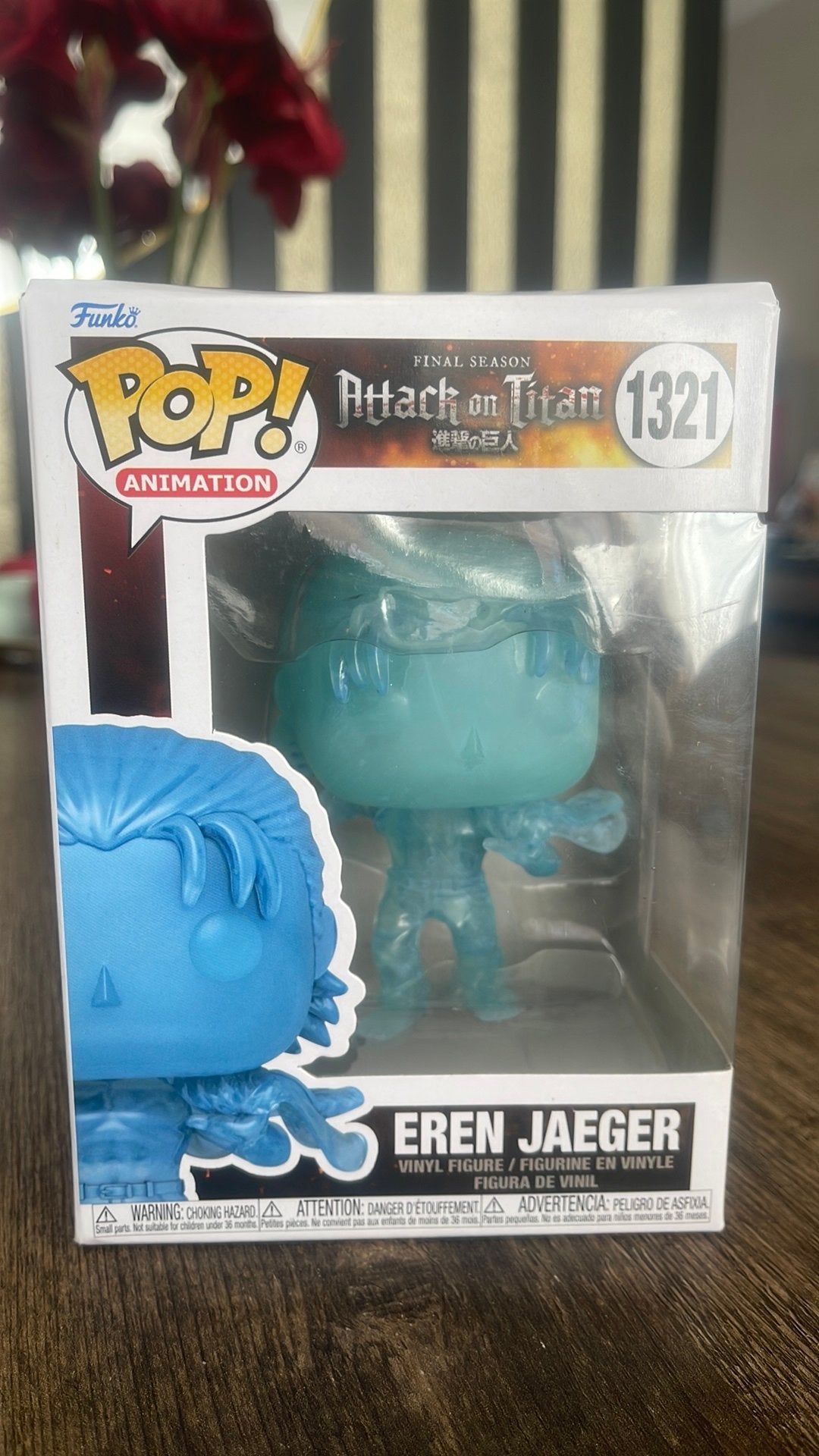 Funko pop eren jaeger 1321, Ophalen of Verzenden, Zo goed als nieuw