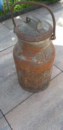 IJzeren Melkbus 20 liter, Ophalen