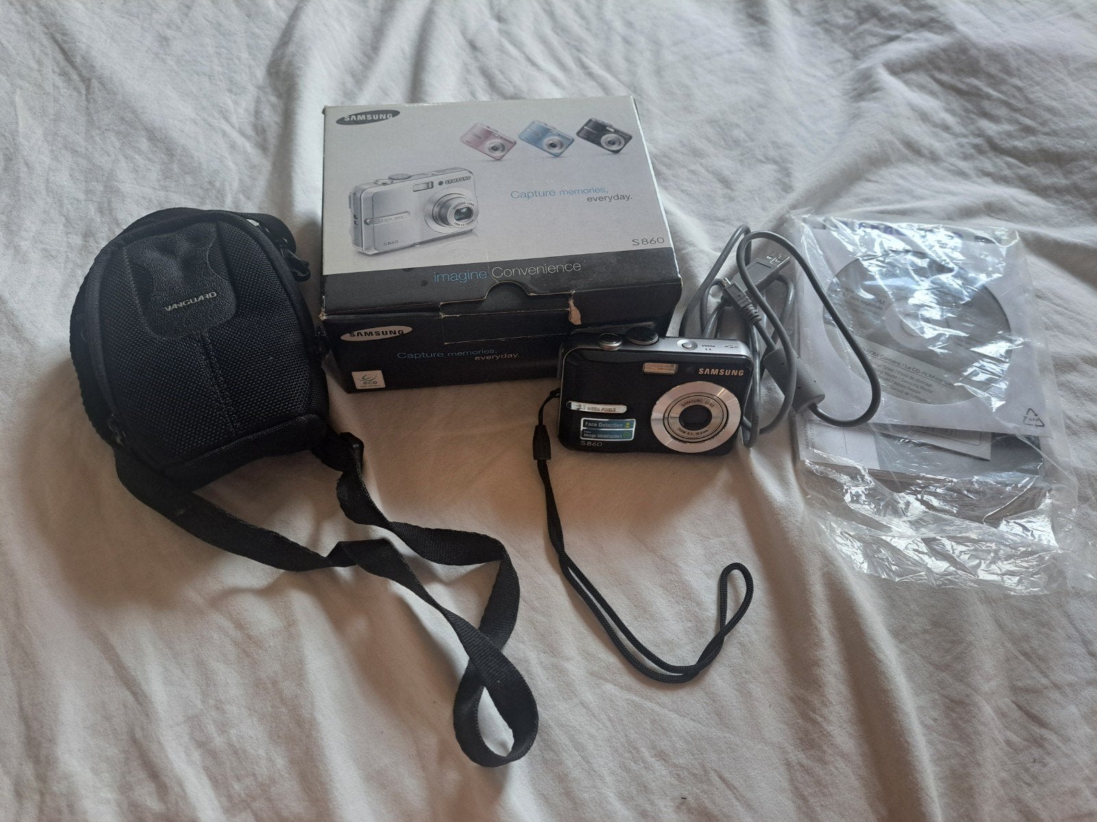 Samsung S860 Compactcamera - Zwart, Compleet met Tas, Ophalen of Verzenden, Zo goed als nieuw, Cameratas, Compactcamera