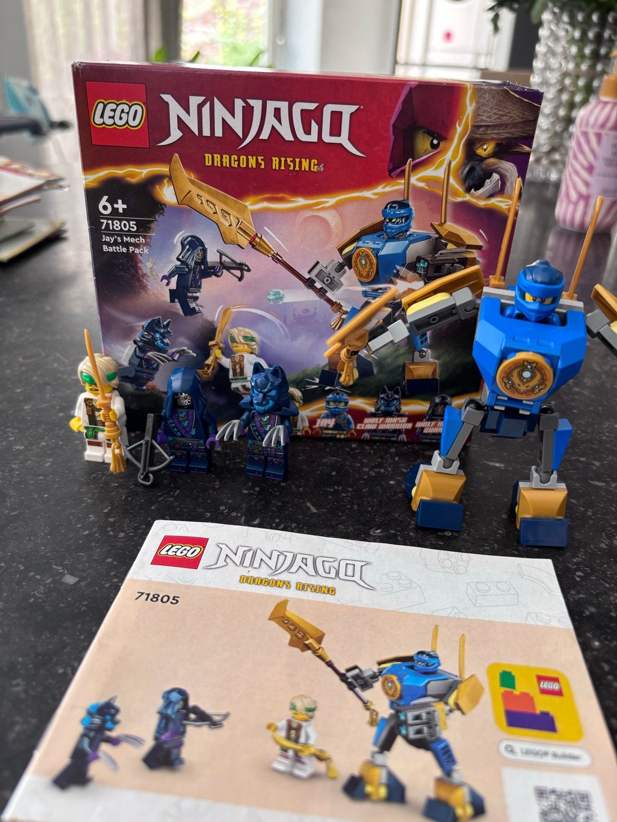 LEGO Ninjago 71805 Jay's Mech Battle Pack, Lego, Ophalen of Verzenden, Zo goed als nieuw, Compleet