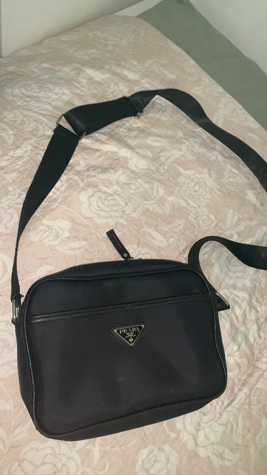 Designer heren zijtas / crossbody tas zwart, Ophalen of Verzenden, Zo goed als nieuw, Zwart