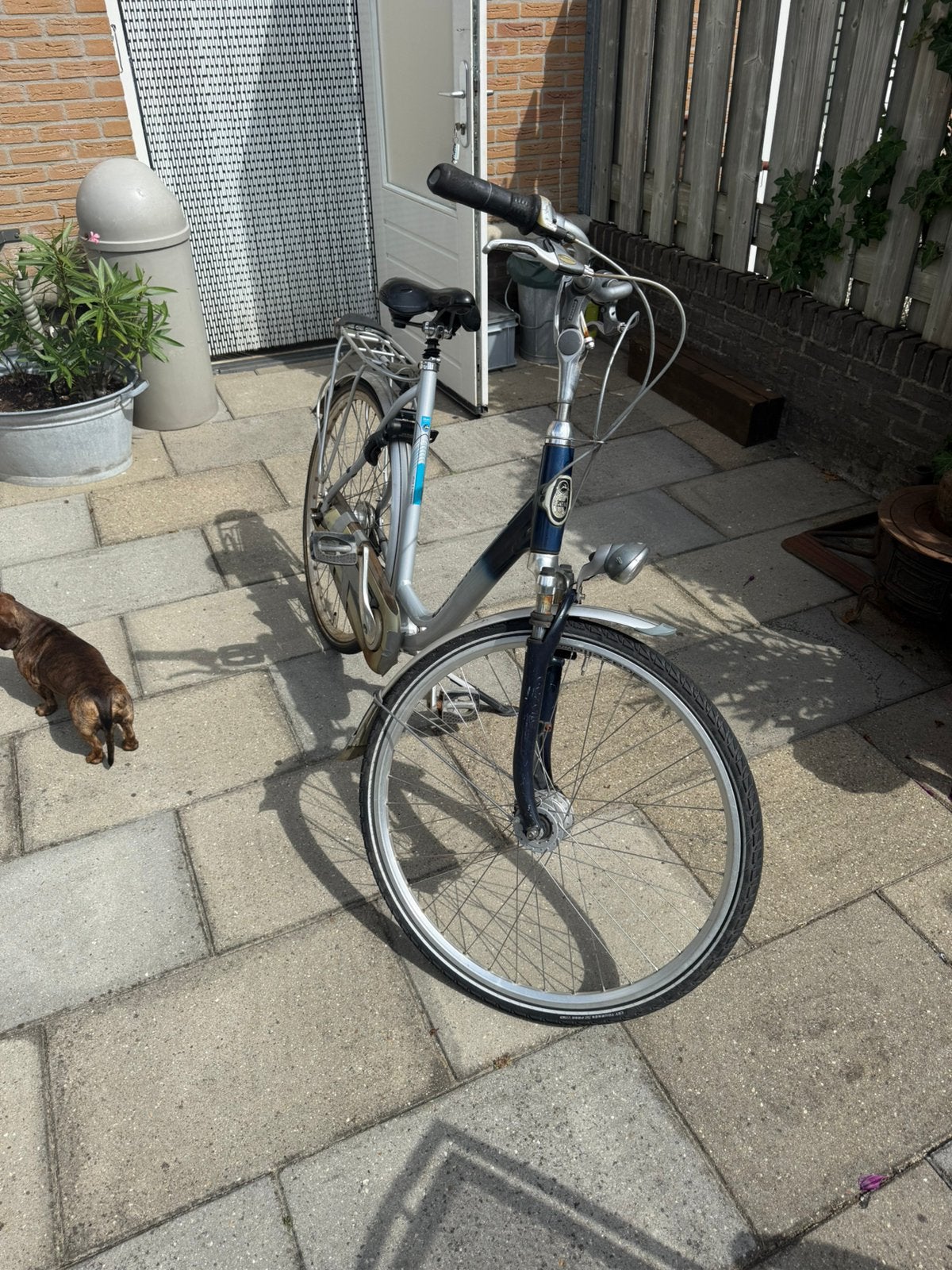 Gazelle dames en herenfiets, Fietsen en Brommers, Ophalen, Gebruikt