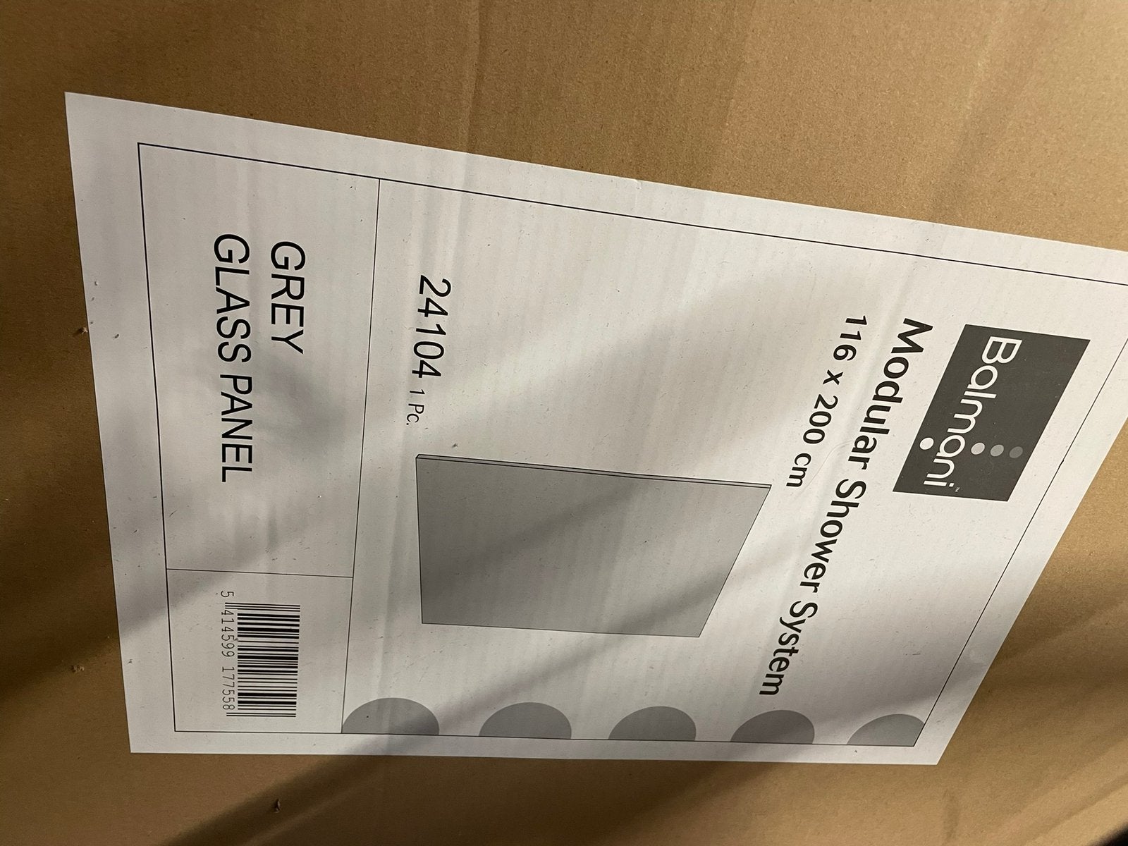 Douchewand, Huis en Inrichting, Ophalen, Nieuw, Overige typen, 150 tot 200 cm