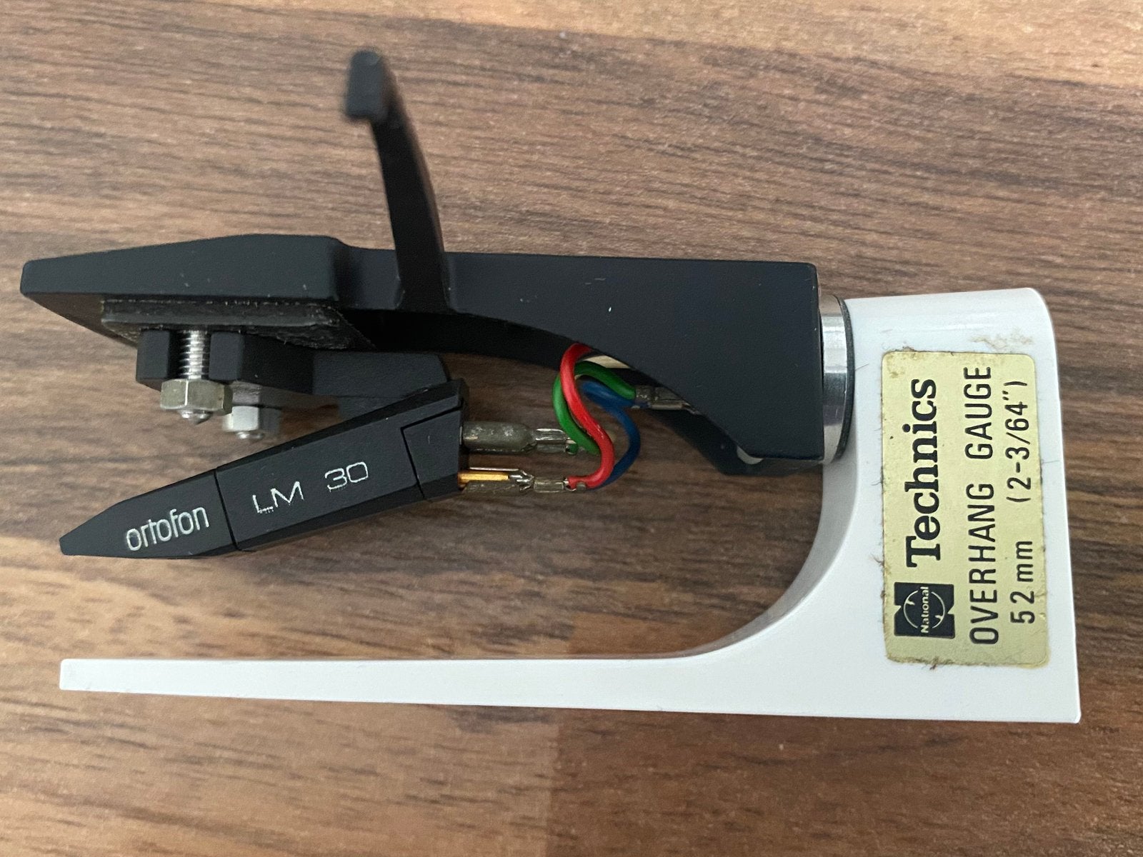 Technics Headshell met Ortofon LM 30 Element, Ophalen of Verzenden, Gebruikt, Platenspeler-onderdeel, Technics