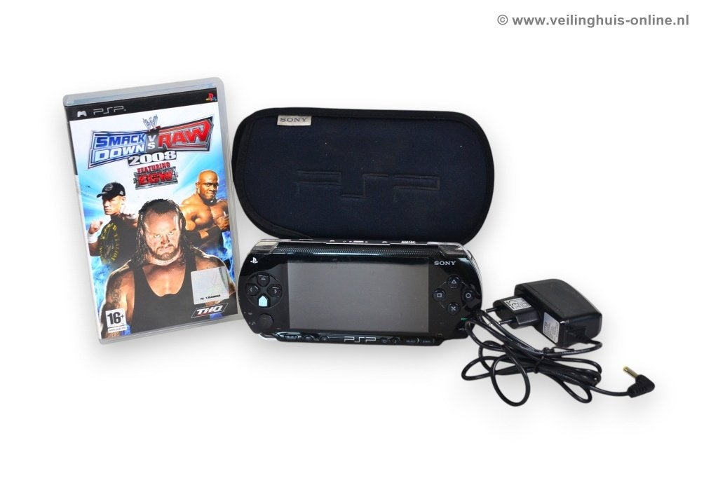 Sony PSP Portable 1004 zwart, Spelcomputers en Games, Spelcomputers | Sony PSP, Ophalen, Zwart, PSP, Gebruikt