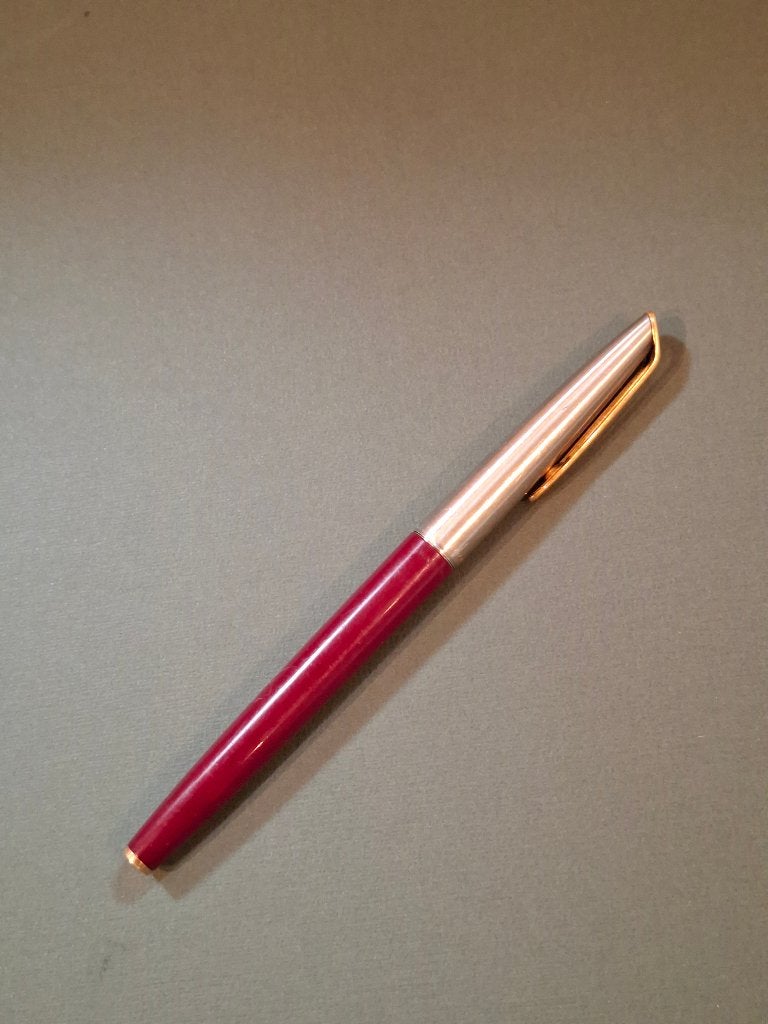 Waterman C/F vulpen met converter, Verzamelen, Pennenverzamelingen, Ophalen of Verzenden, Gebruikt, Vulpen, Waterman