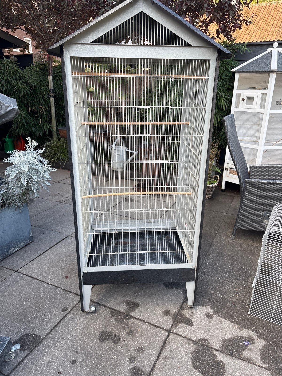 Papagaaien/ vogelkooi, aluminium zeer degelijke kwaliteit!, Ophalen, Aluminium, Vogelkooi