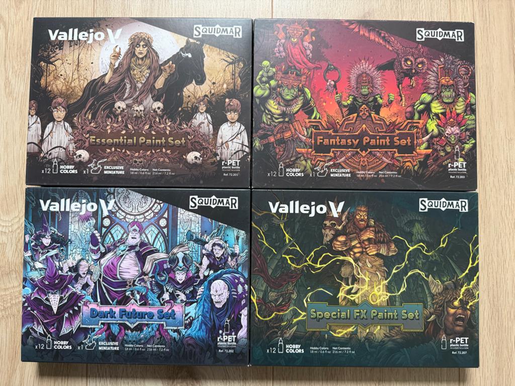 Vallejo Squidmar Paint Sets - Diverse Collectie, Ophalen of Verzenden, Nieuw, Groter dan 1:35, Figuur of Figuren