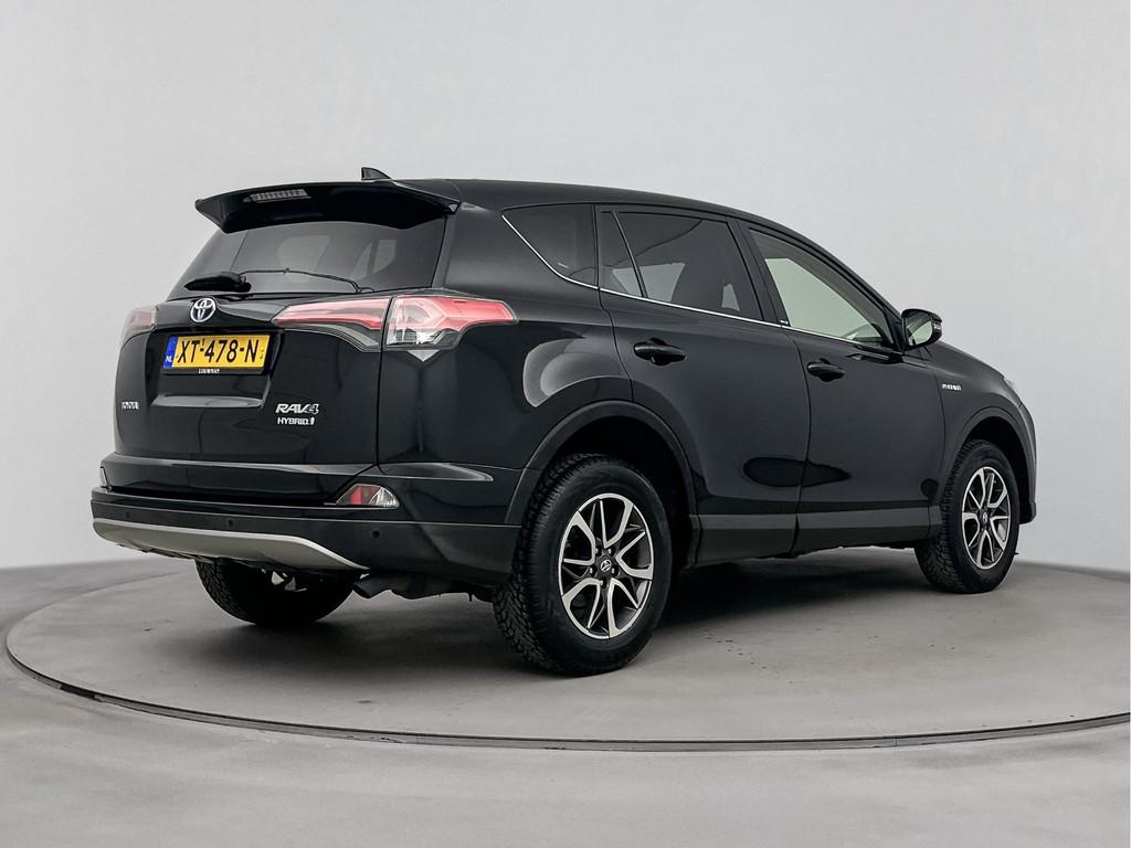 Toyota RAV4 2.5 Hybrid Black Edition (bj 2018, automaat), 12 maanden, Stof, Gebruikt, Zwart