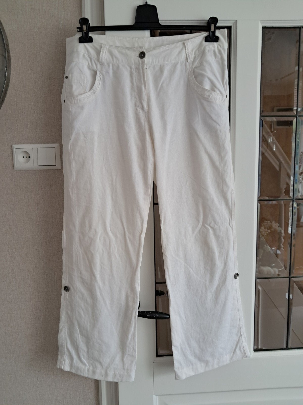 Broek mt 42 is zéér netjes als nieuw, Ophalen of Verzenden, Zo goed als nieuw, Maat 42/44 (L), Lang