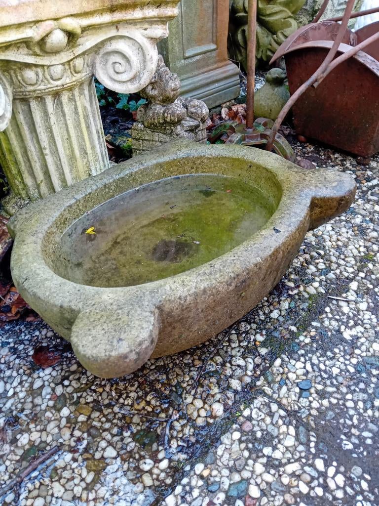 Stenen waterbak/wasbak/bloembak Ook "De Evenaar" Eemnes, Ophalen, Waterornament