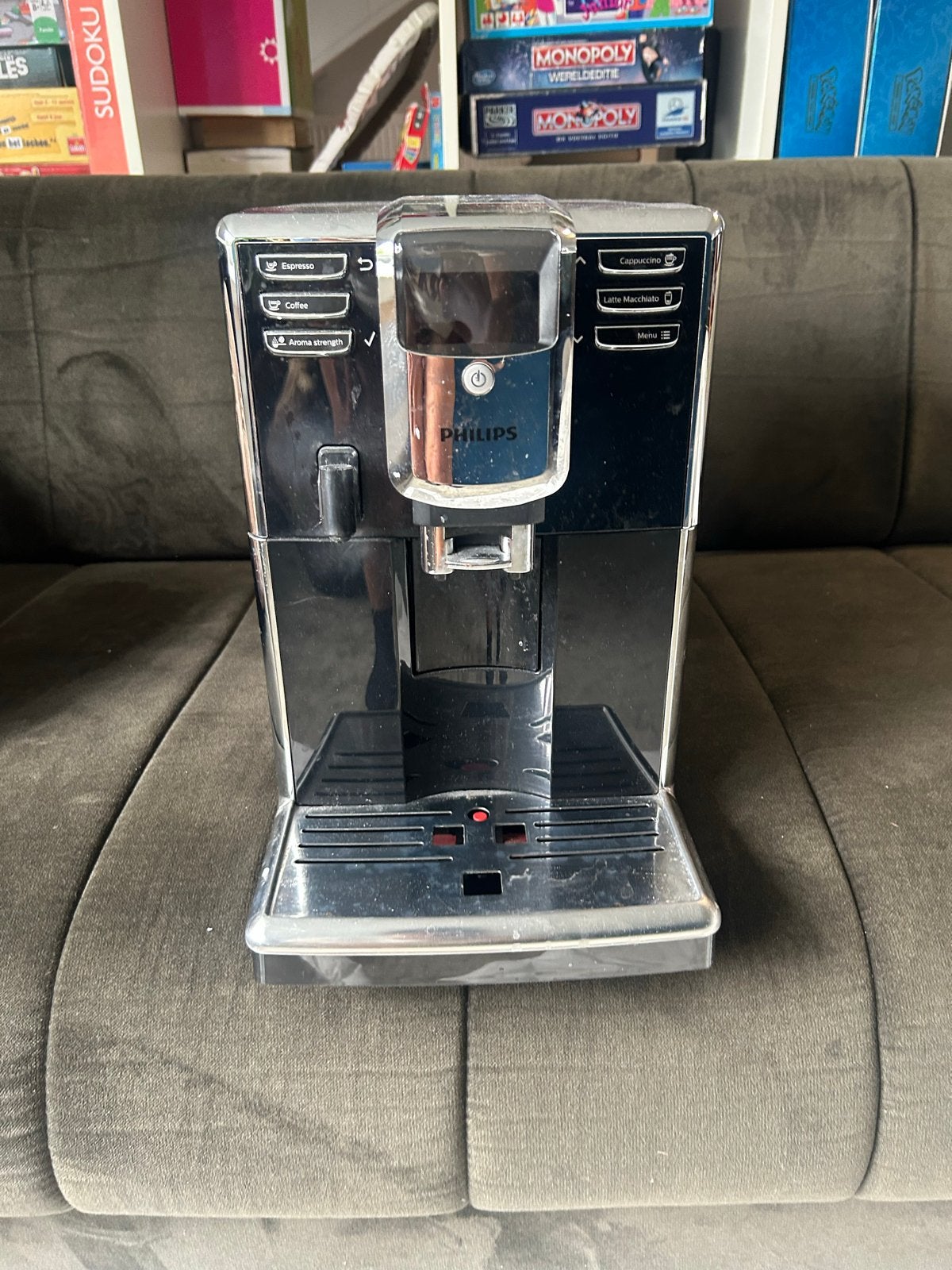 Philips Koffiemachine: Espresso, Cappuccino, Latte Macchiato, Gebruikt, Koffiemachine, Koffiebonen, Ophalen