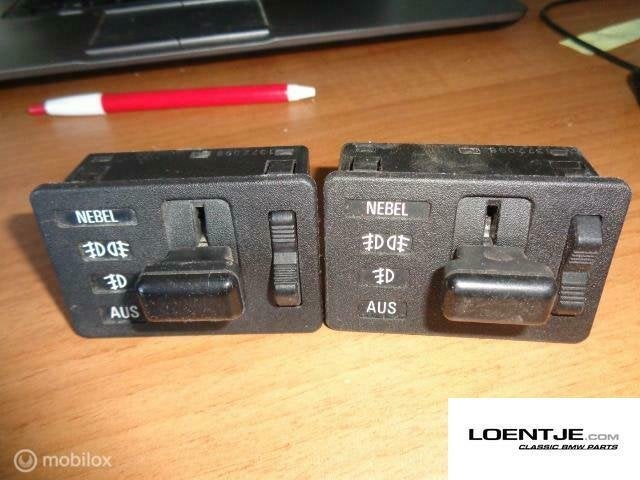 Mistlampschakelaar nieuw nos BMW e23 735i 732i 730 728 et, Gebruikt, Ophalen of Verzenden