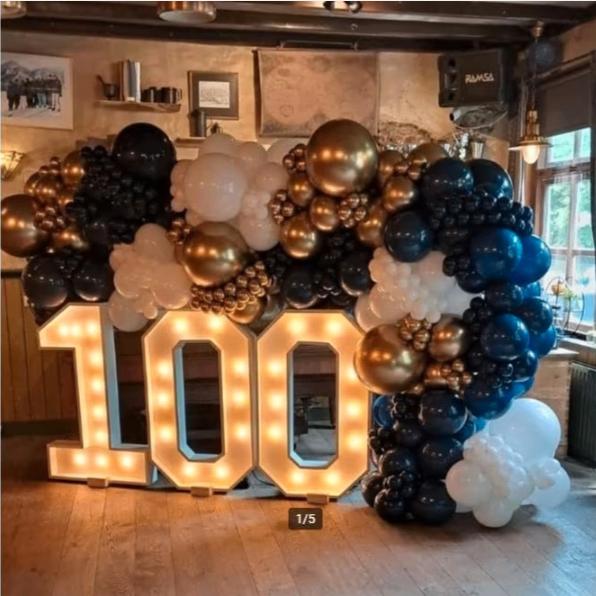 TE HUUR - statafel of lichtcijfer huren voor je feest, Ophalen, Zo goed als nieuw, Verjaardag