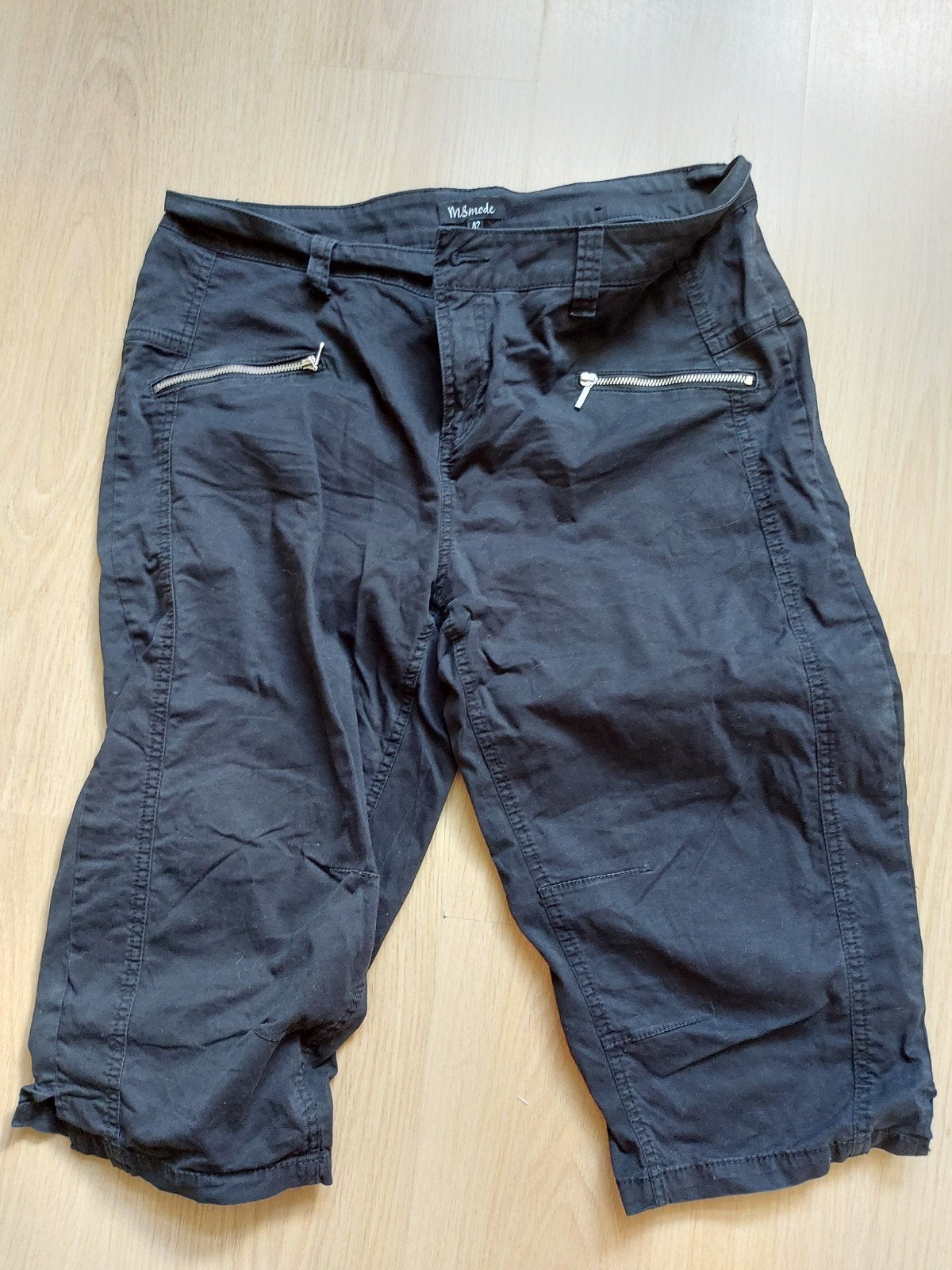 Broek van MS Mode. Maat 42, Kort, Blauw, Maat 42/44 (L), Ophalen of Verzenden