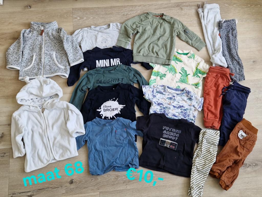 Jongenskledingpakket maat 68, Ophalen, Zo goed als nieuw, Maat 68