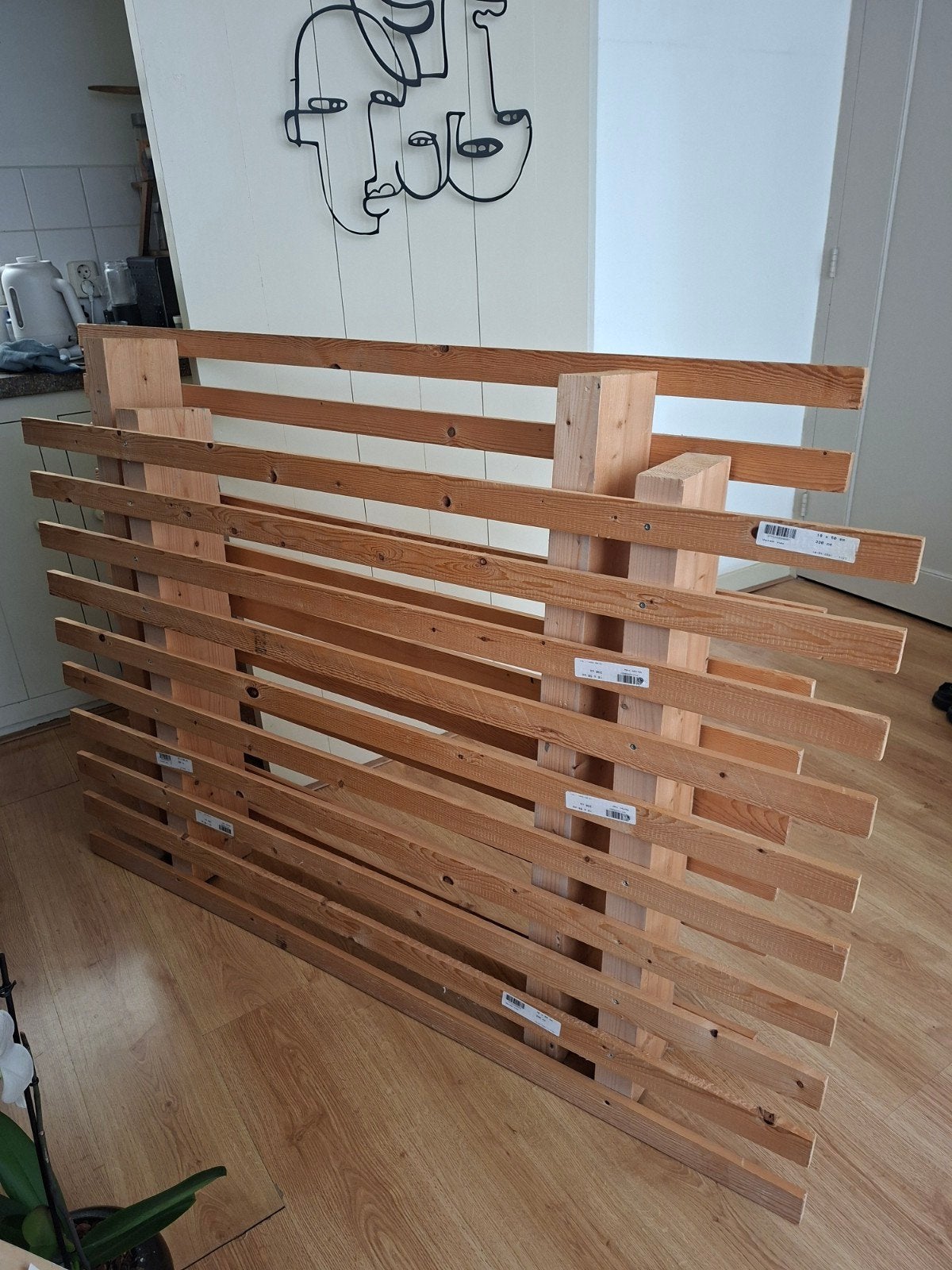 Houten latjes, Ophalen, 50 mm of meer, Balk, Minder dan 200 cm