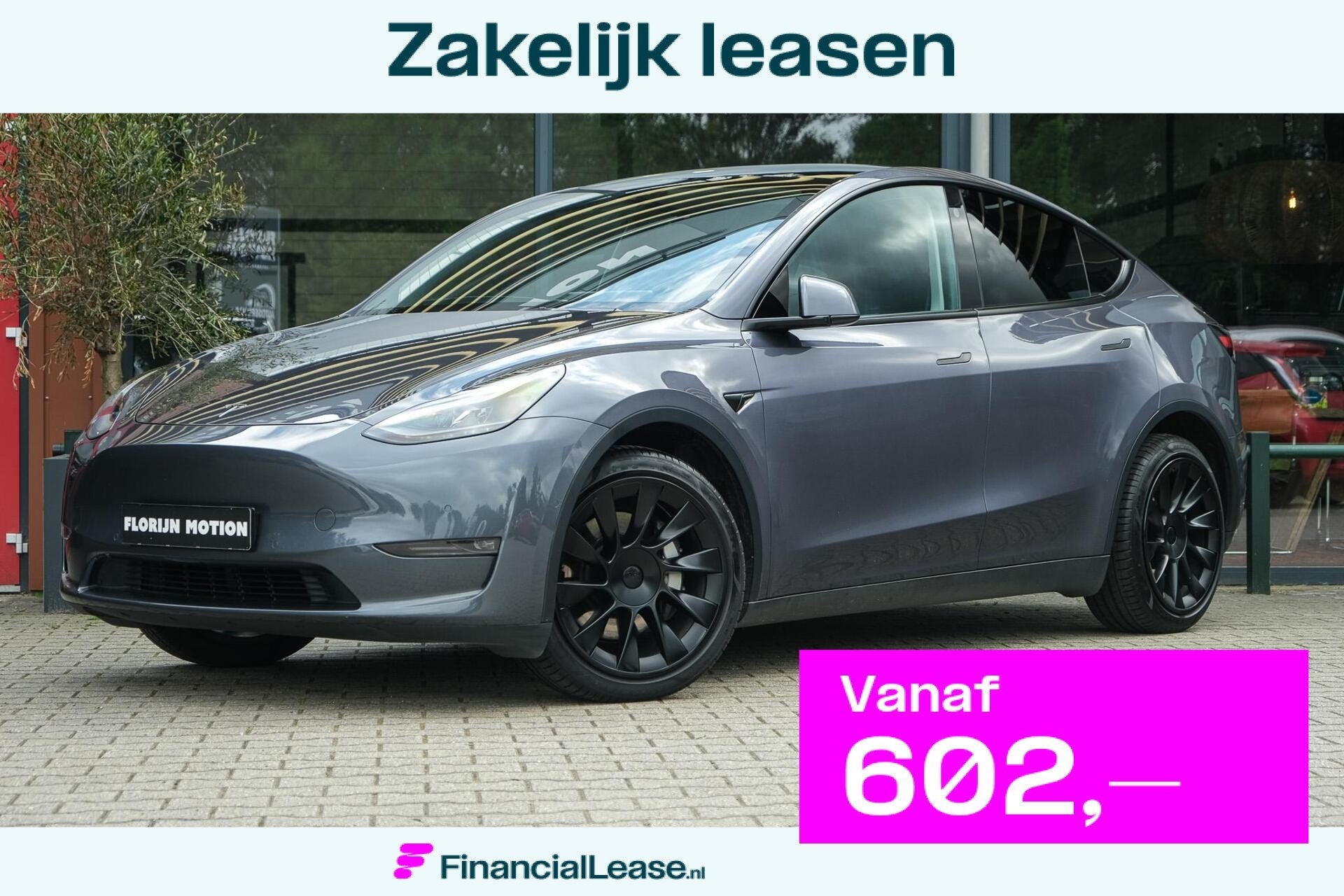 Tesla Model Y Long Range AWD 75 kWh | Full Self-Driving pack, Automaat, Stof, Gebruikt, Zwart