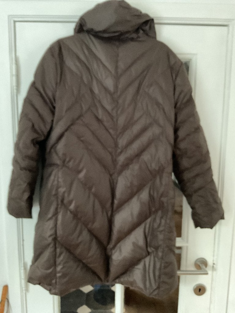 DEVERNOIS, top merk, prachtige donsjas, bruin, maat 3, Bruin, Maat 46/48 (XL) of groter, Ophalen of Verzenden, Zo goed als nieuw