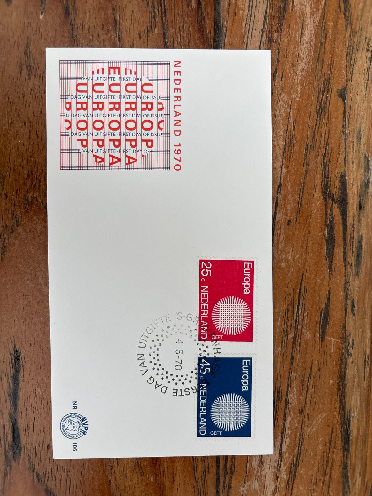 Eerste Dag Envelop Nederland 1970 - Europa, Ophalen of Verzenden, Onbeschreven, Nederland