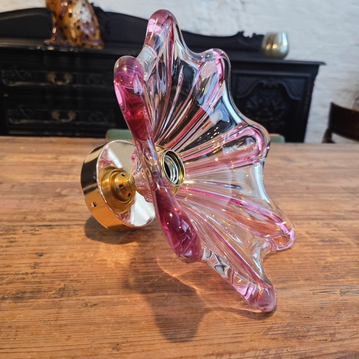 Vintage Murano glazen wandlamp., Huis en Inrichting, Lampen | Wandlampen, Ophalen of Verzenden