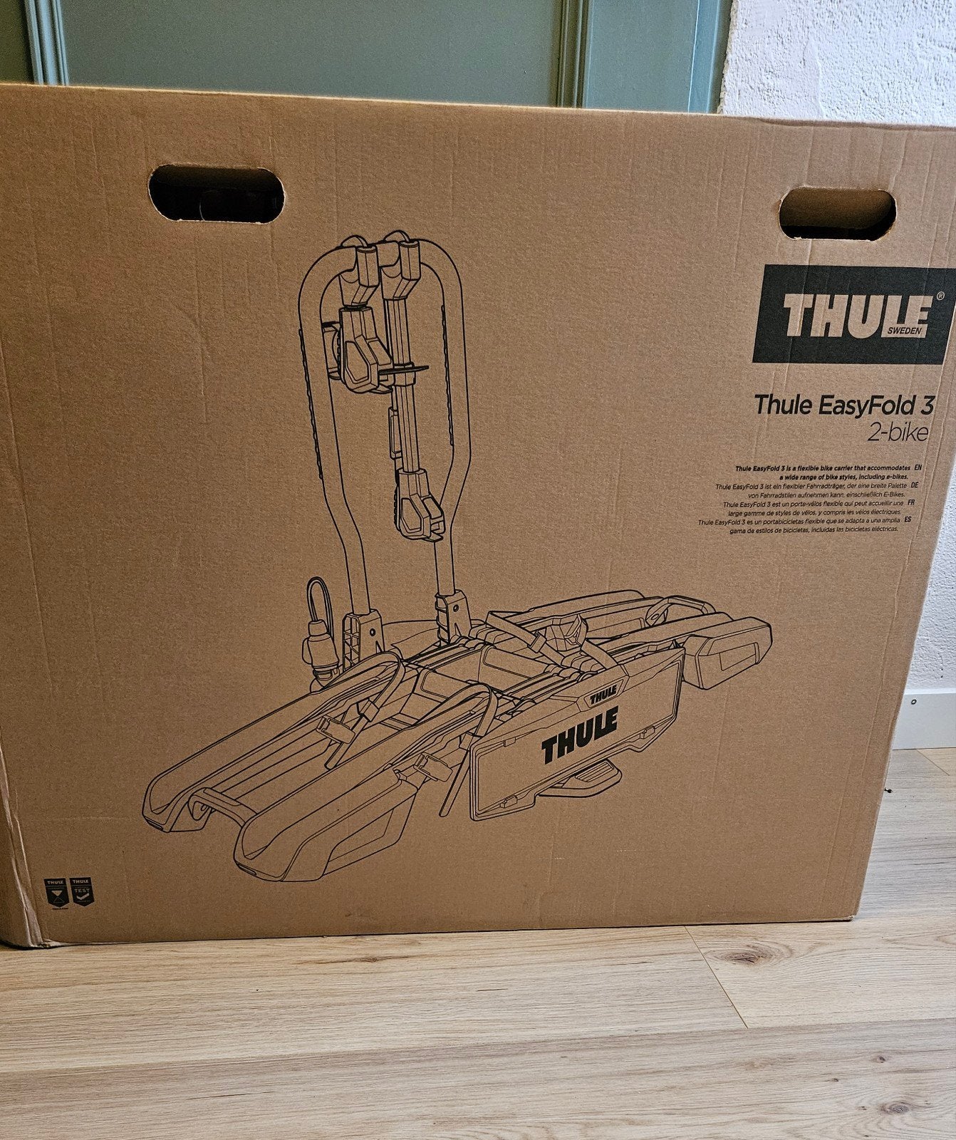Nieuwe Thule EasyFold 3 944 fietsendrager voor 2 fietsen, Fietsen en Brommers, Ophalen of Verzenden, Nieuw