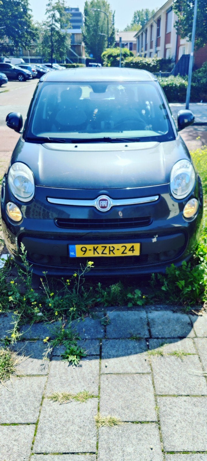 Fiat 500L 0.9 Twinair 2013 Grijs, Ophalen, 875 cc, Handgeschakeld, Zilver of Grijs