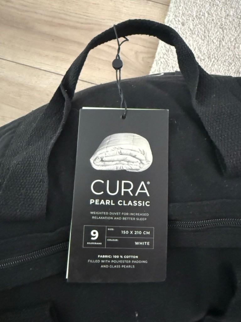 CURA Weighted Duvet 9kg, Ophalen, Eenpersoons, Wit, Zo goed als nieuw