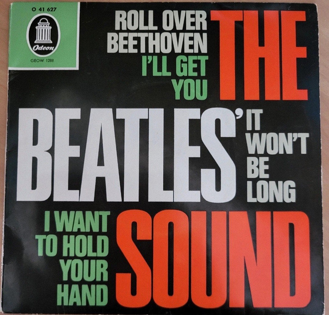 The Beatles' Sound EP - GEOW 1288 1e Duitse persing, Gebruikt, Originele persing, 7 inch, Ophalen of Verzenden