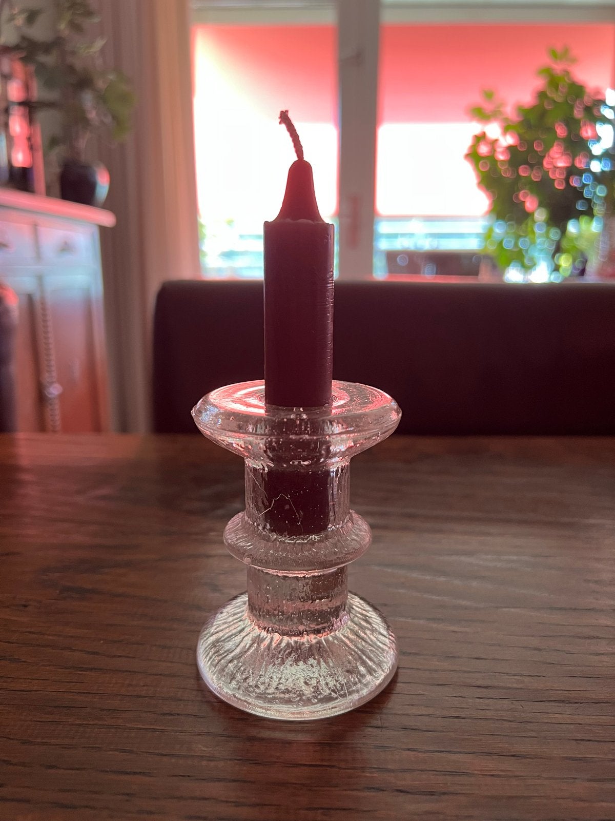 Vintage Iittala Festivo Kandelaar - Timo Sarpaneva Jaren '60, Ophalen of Verzenden, Glas