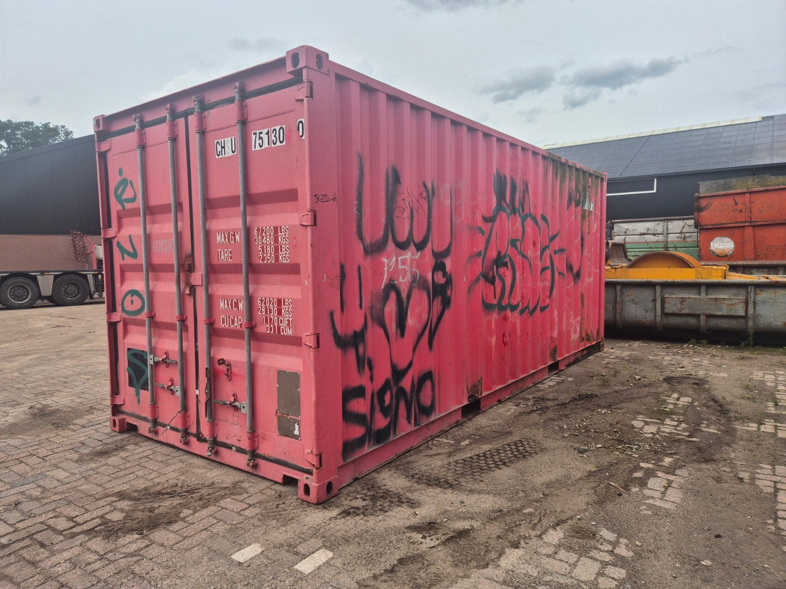 20ft zeecontainer | Kunst | graffiti | opslag | constructie, Ophalen of Verzenden