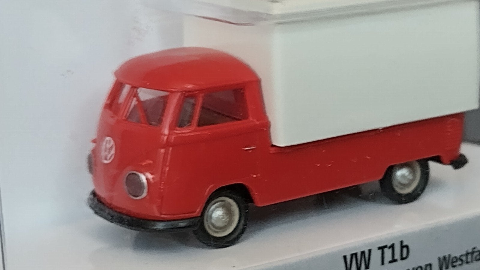 Volkswagen VW T1 Westfalia Koffer Rood 1:87 Brekina Pol, Auto, Verzenden, ., Nieuw
