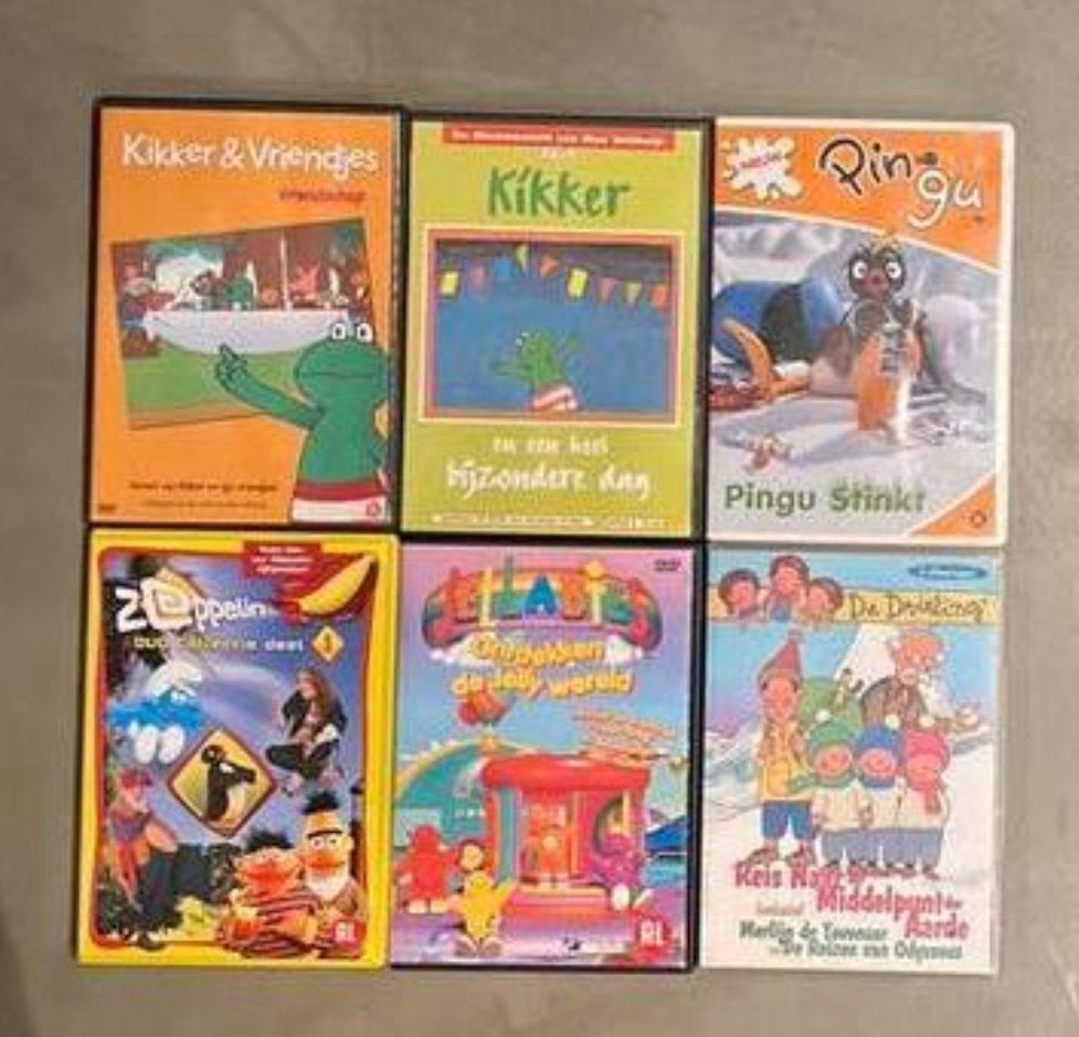 Kinder DVD's en Kikker CD Rom, Gebruikt, Alle leeftijden, Ophalen of Verzenden, Dieren