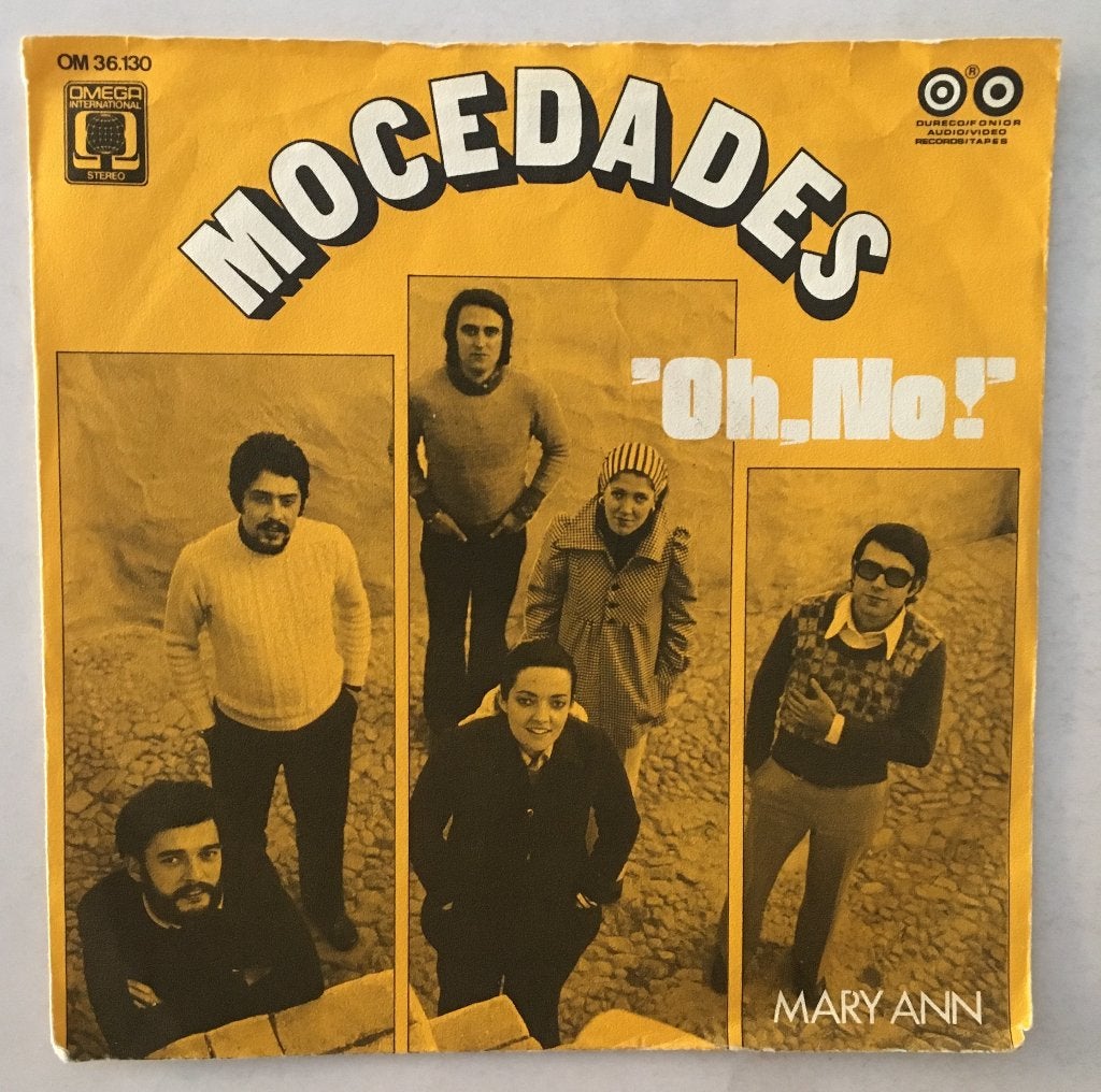 Mocedades - Oh, No! / Mary Ann - Vinyl Single (7 inch), Fotohoes, 7 inch, Ophalen of Verzenden, Zo goed als nieuw