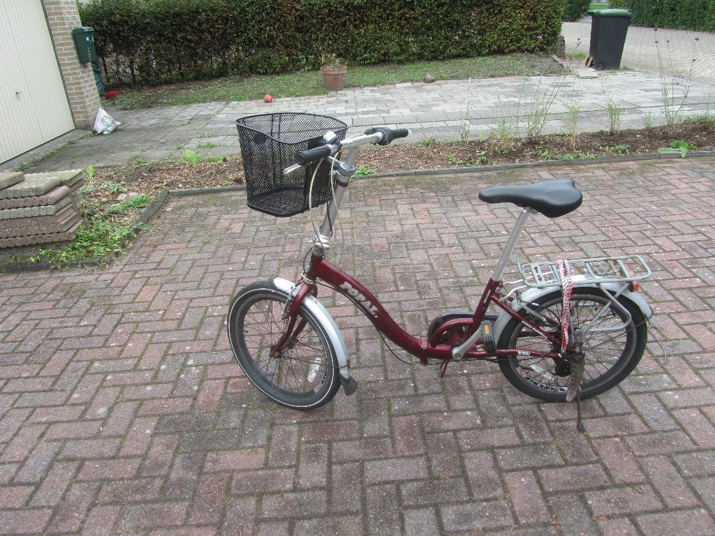 Vouwfiets Lage Instap Popal, 20 inch of meer, Gebruikt, Velgrem, Versnellingen