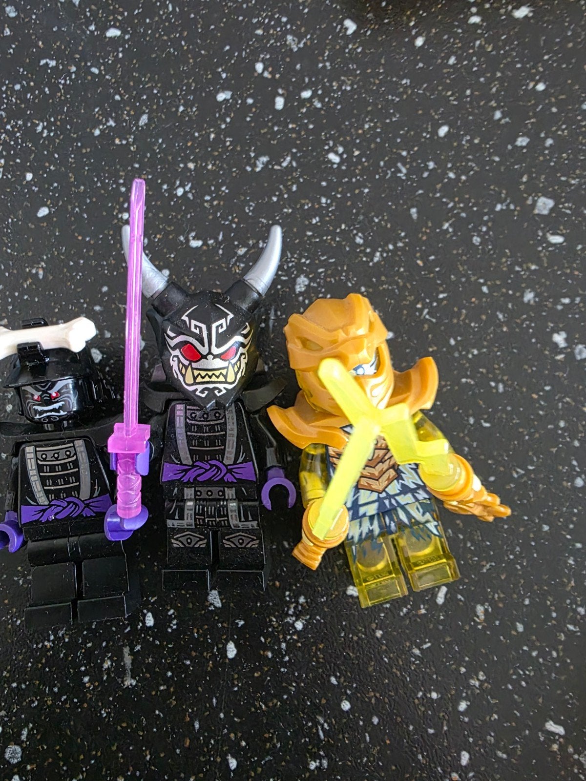 Lego Ninjago Dark Oni Overlord minifiguren, Ophalen of Verzenden, Gebruikt, Overige merken