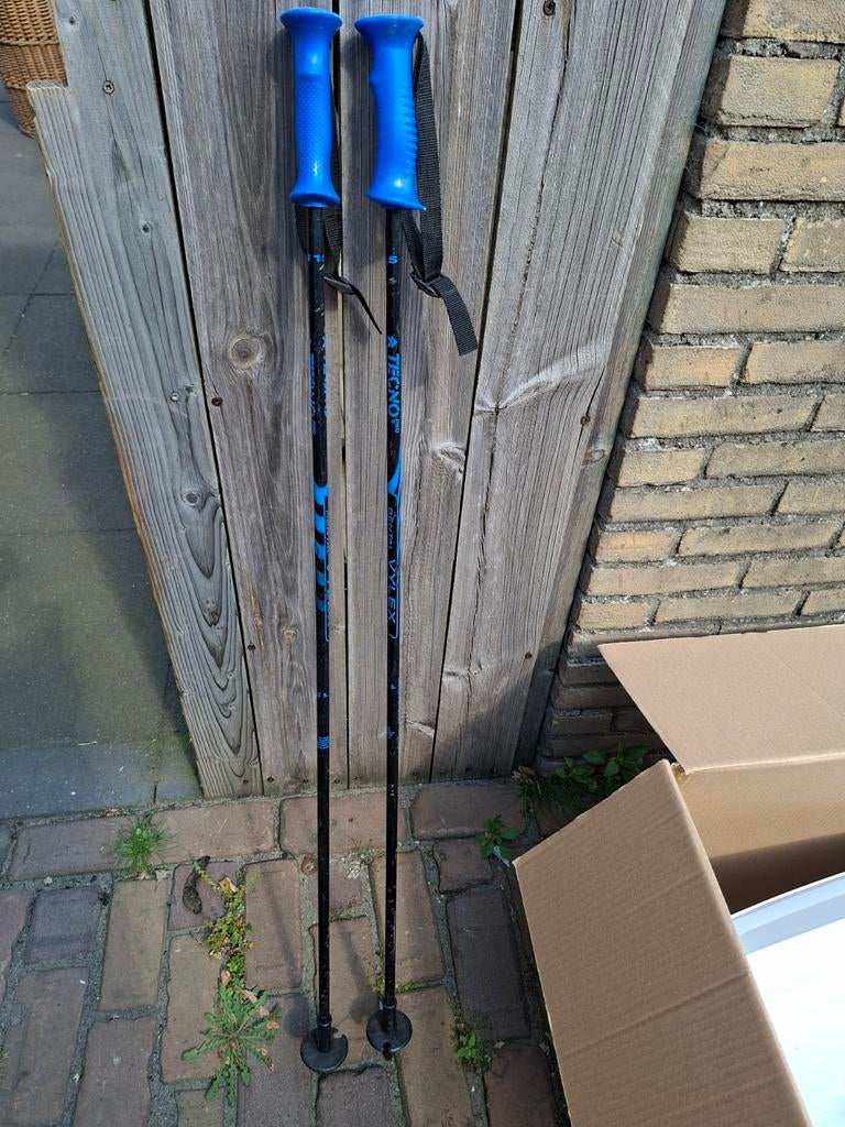Tecno Skistokken - Blauw/Zwart, Ophalen of Verzenden